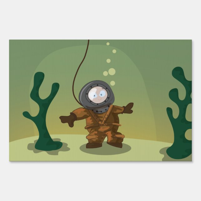 Deep Sea Diver Sign (Front)