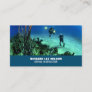 Deep Sea Divers, Scuba Diving Instructor Business Card