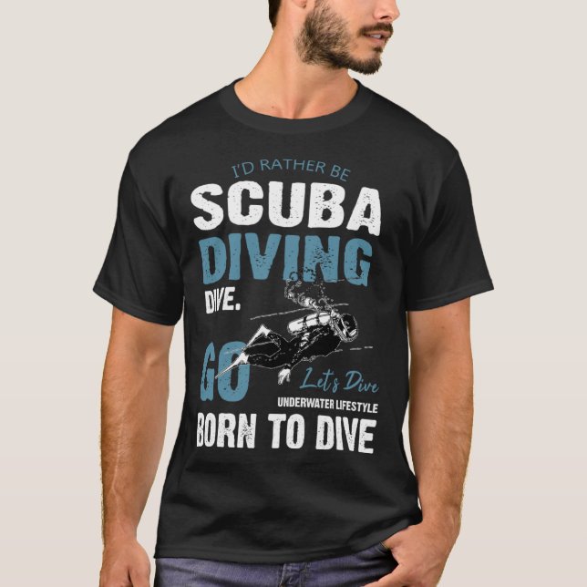 Deep Sea Diving Float Sea Diving T-Shirt (Front)