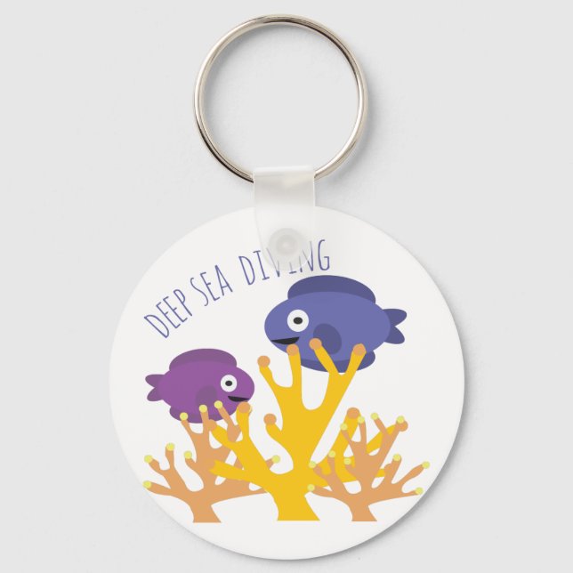 Deep Sea Diving Keychain (Front)
