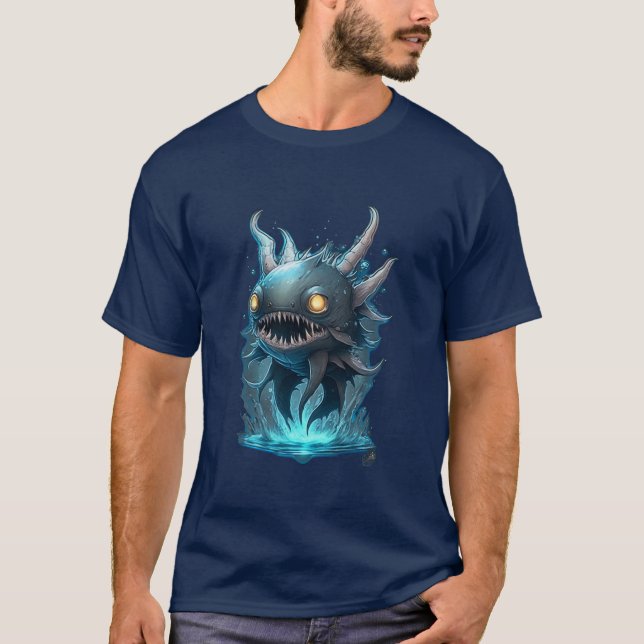 Deep-sea fish Abyssal creature T-Shirt (Front)
