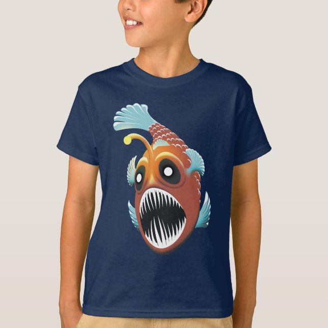 Deep Sea Fish T-Shirt (Front)