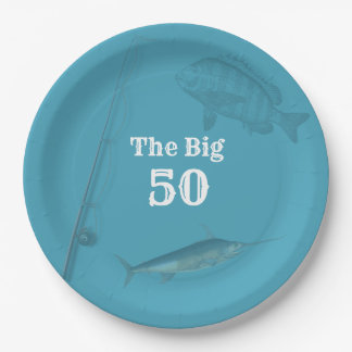 Deep Sea Fishing Birthday Party Theme Paper Plates