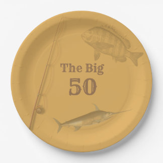 Deep Sea Fishing Birthday Party Theme Paper Plates