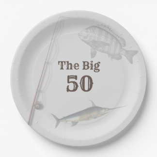 Deep Sea Fishing Birthday Party Theme Paper Plates