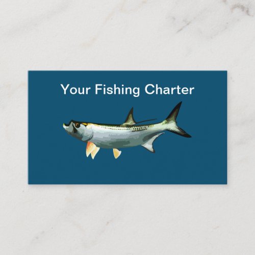 Deep Sea Fishing Charter Business Card