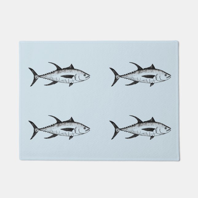 Deep Sea Fishing - Yellowfin Tuna Doormat (Front)