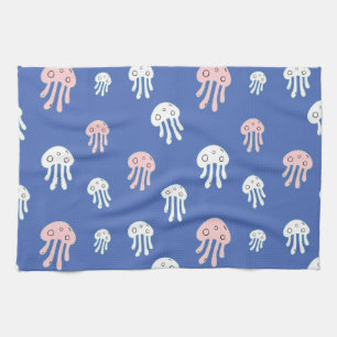 Deep Sea Jellyfish Ocean Glow 🌊 Kitchen Towel