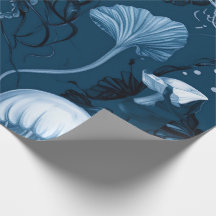 Deep Sea Jellyfish Wrapping Paper