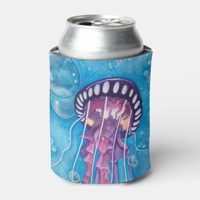 Deep Sea Medusa Can Cooler (Can Front)
