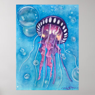 Deep Sea Medusa Print