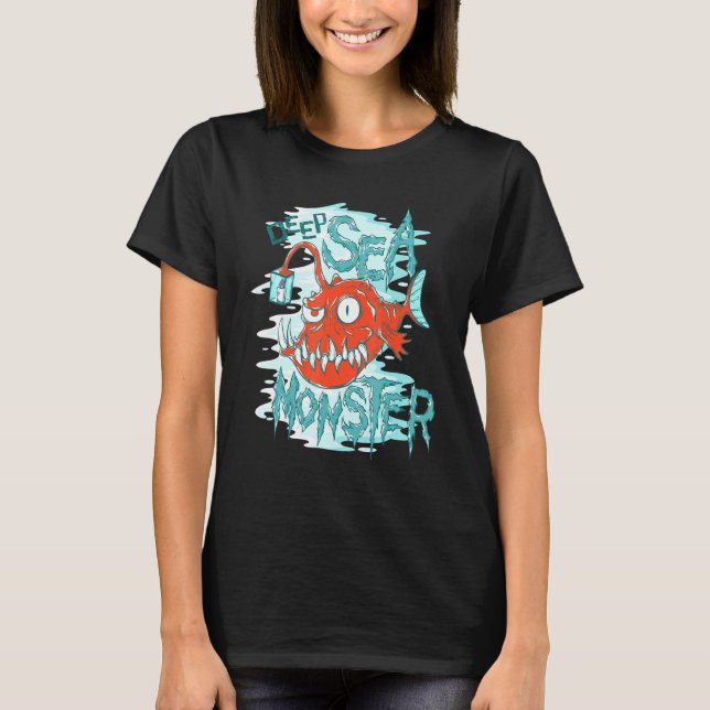 Deep Sea Monster Frogfish T-Shirt (Front)