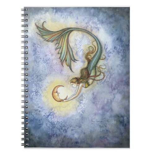 Deep Sea Moon Mermaid Notebook