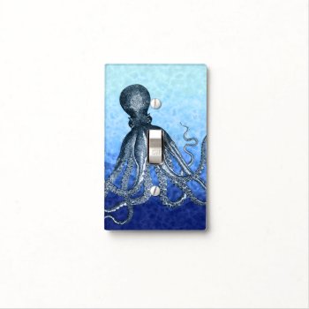 Deep Sea Octopus Light Switch Cover by mariannegilliand at Zazzle