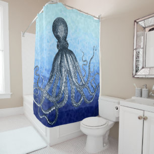Deep Sea Octopus Shower Curtain