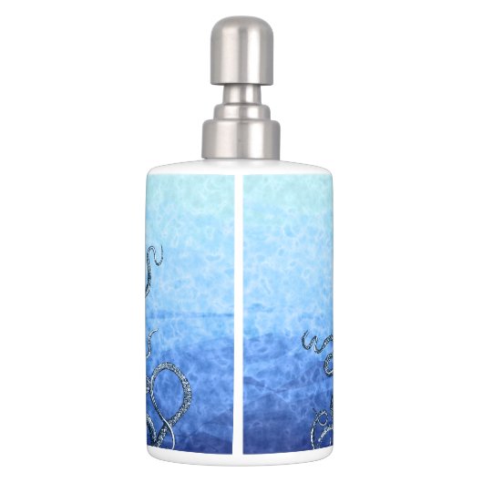 Deep Sea Octopus Soap Dispenser And Toothbrush Holder (Back)