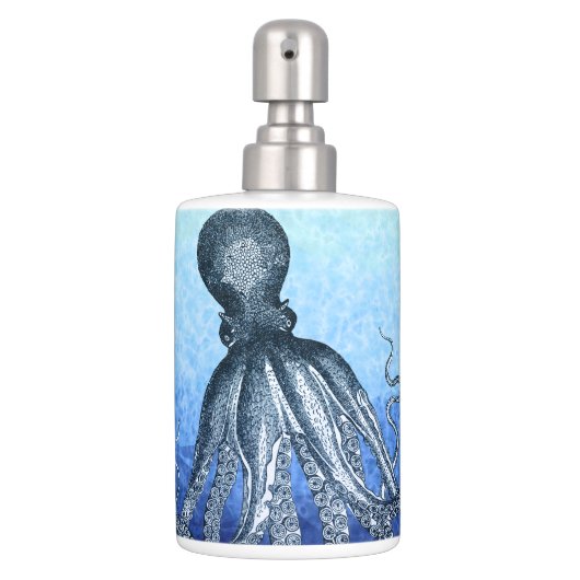 Deep Sea Octopus Soap Dispenser And Toothbrush Holder (Front)