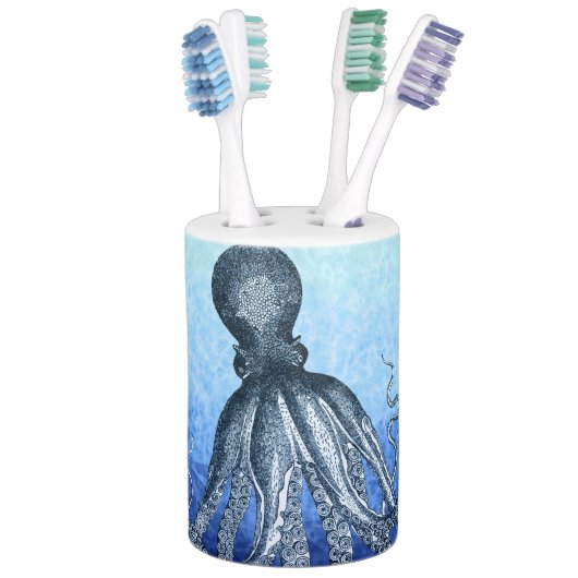 Deep Sea Octopus Soap Dispenser And Toothbrush Holder (In Situ)