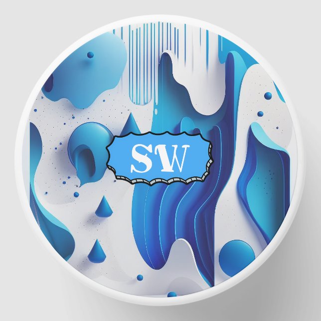 Deep Sea Serenity Soy Wax Candle Favor Mini Candle Favors (Front)