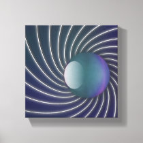 Deep Sea Spirals Canvas Print