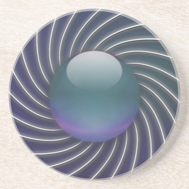 Deep Sea Spirals Coaster (Front)