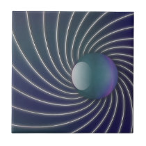 Deep Sea Spirals Decorative Tile