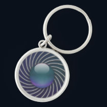 Deep Sea Spirals Keychain