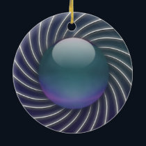 Deep Sea Spirals Ornament