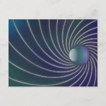 Deep Sea Spirals Postcard