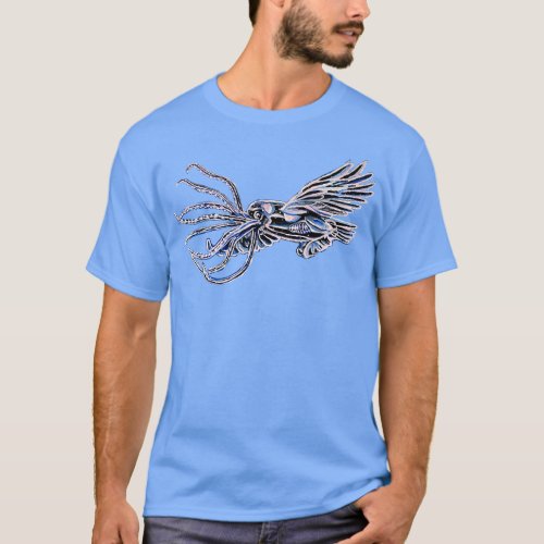 Deep Sea Squid Owl T_Shirt