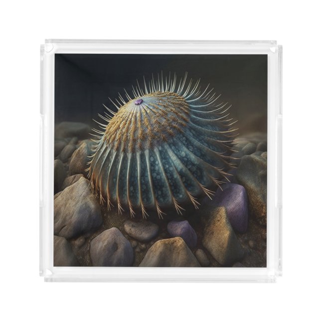 Deep Sea Urchin Acrylic Tray (Front)