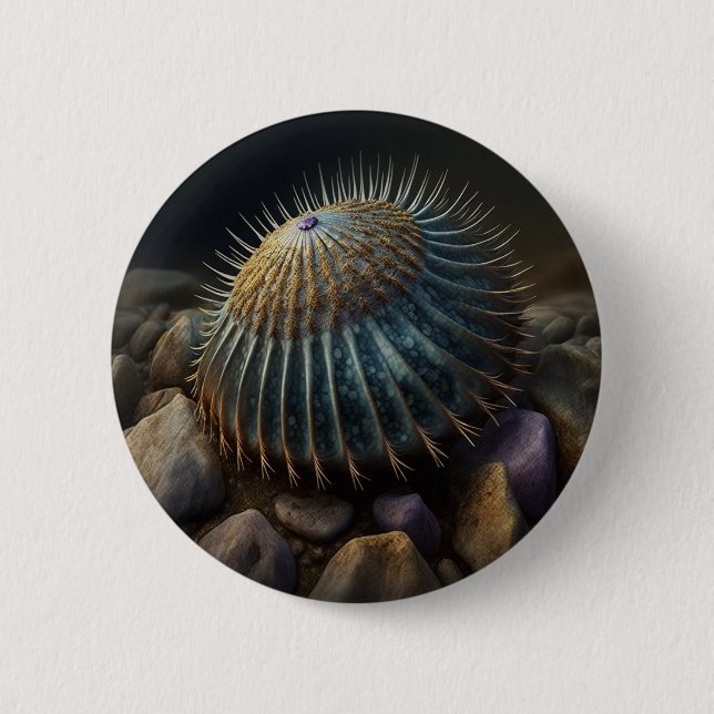 Deep Sea Urchin Button (Front)