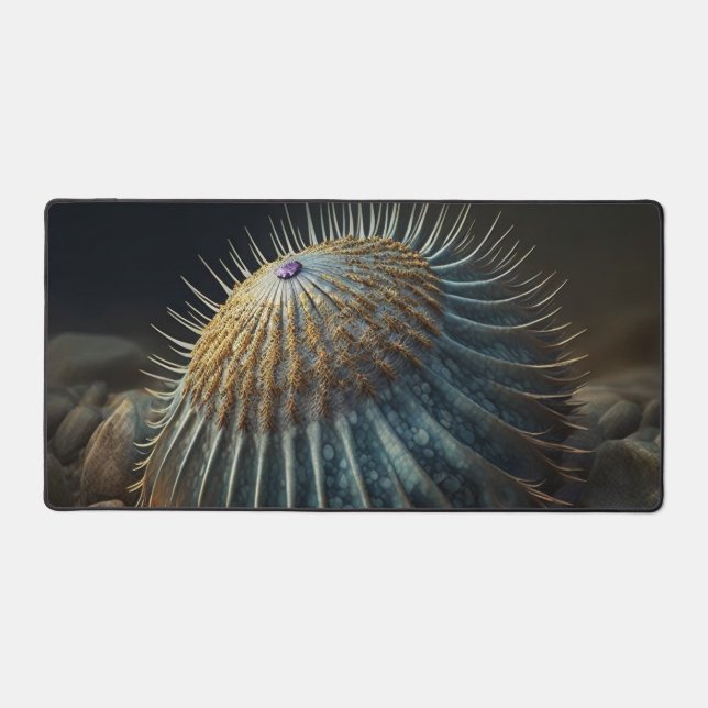 Deep Sea Urchin Desk Mat (Front)