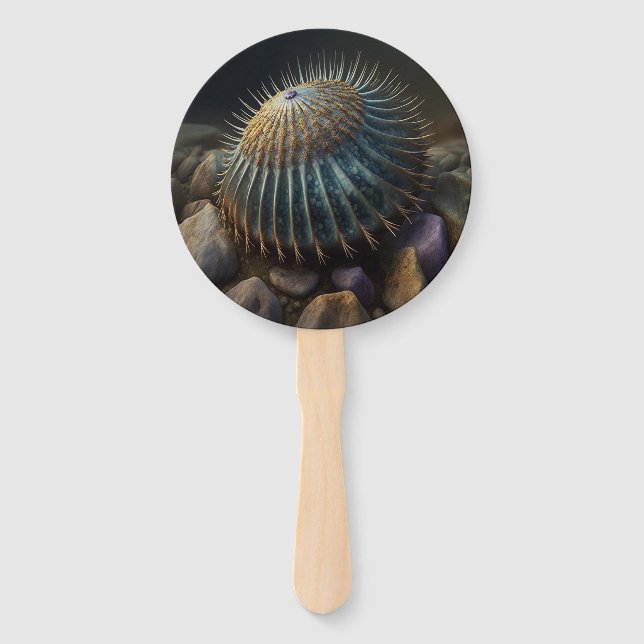 Deep Sea Urchin Hand Fan (Front)