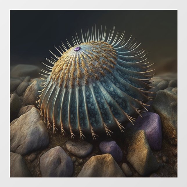 Deep Sea Urchin Wall Decal (Front)