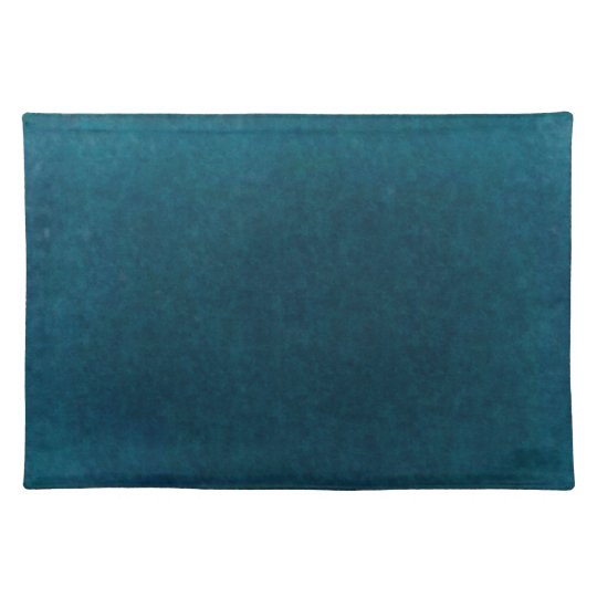 Deep Sea Watercolor Dark Teal Blue And Aqua Placemat Zazzle Com