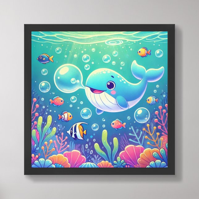 Deep-Sea Wonders Framed Art (Framed Front)