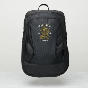 Deep Seas Diver Go Deep Or Go Home Nautical Port Authority® Backpack