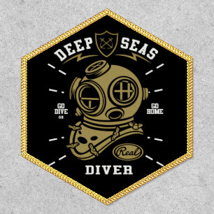Deep Seas Diver Helmet Anchors Patch