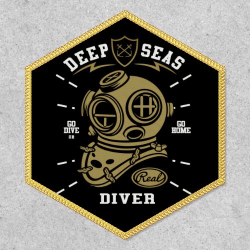 Deep Seas Diver Helmet Anchors  Patch