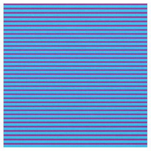 Deep Sky Blue and Purple Lines/Stripes Pattern Fabric
