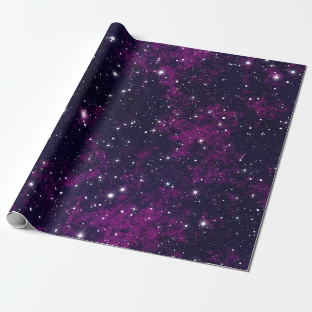 Deep Sky on Wrapping Paper (Unrolled)