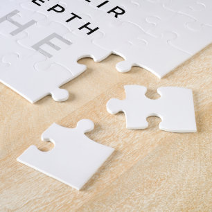 Deep Soul Introvert philosophy quote Nietzsche Jigsaw Puzzle