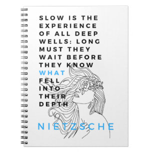 Deep Soul philosophy quote Nietzsche Notebook