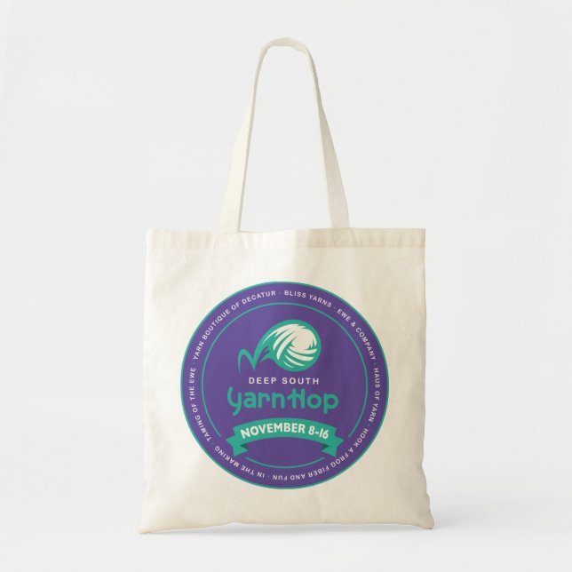 Deep South Yarn Hop 2019 Tote Bag (Front)