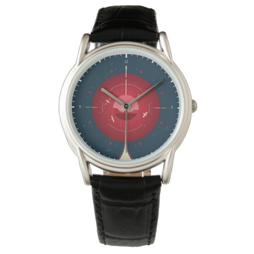 Deep Space Atomic Clock Poster Red Version Watch