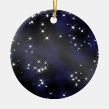 Deep Space Collectible - Personalize Ceramic Ornament by VoXeeD at Zazzle