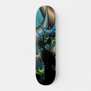 Deep Space Creature Fractal Skateboard Deck