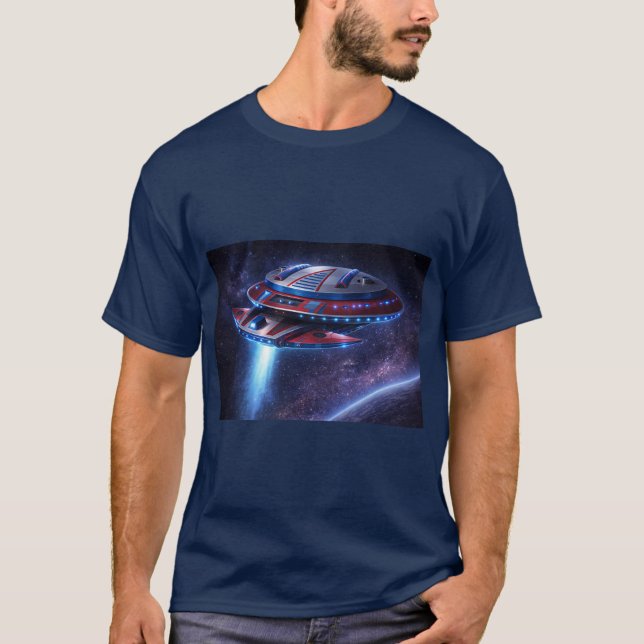 Deep Space Cruiser  T-Shirt ("UFO Ship")