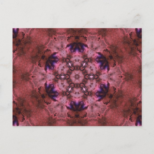 Deep Space Harmonics Mandala Postcard (Front)
